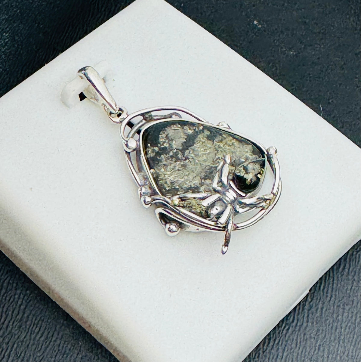 Baltic Amber Spider Pendant