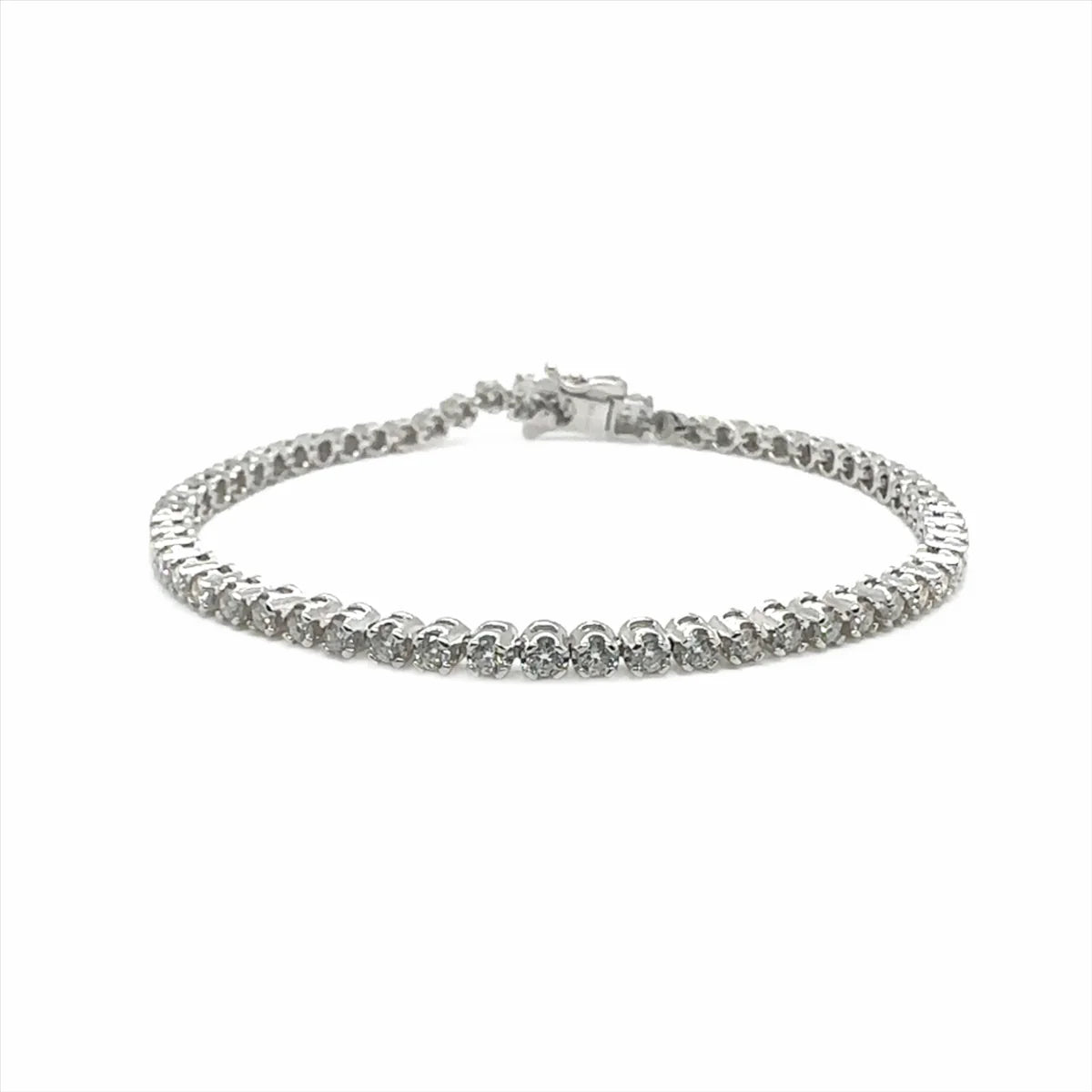 2mm 7.5in Moissanite Bracelet