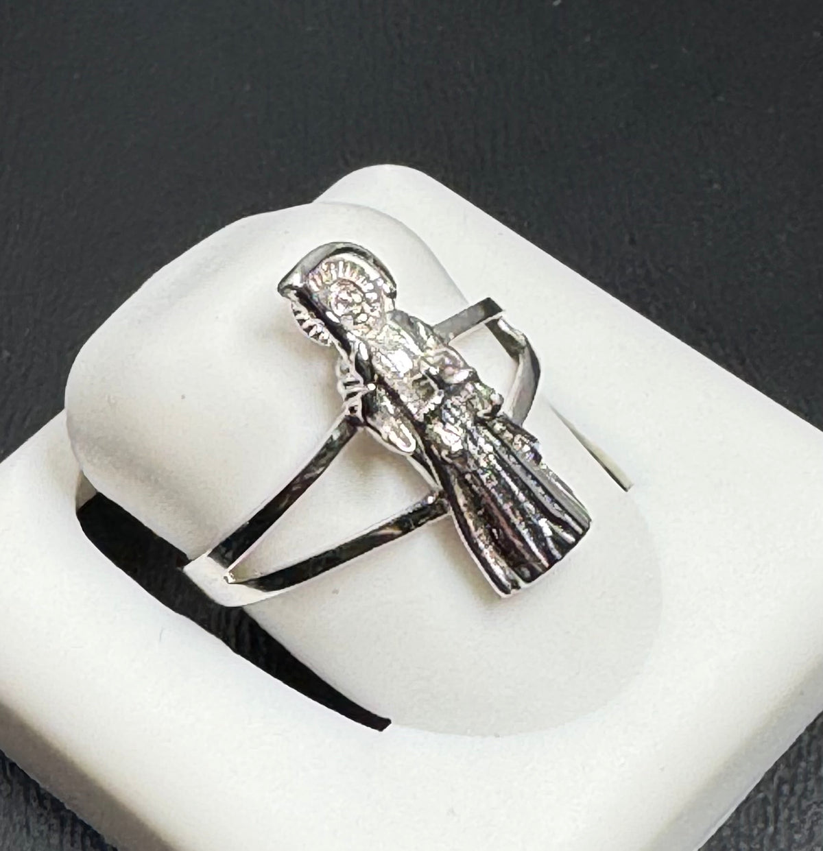 Sterling Silver Muerte Ring