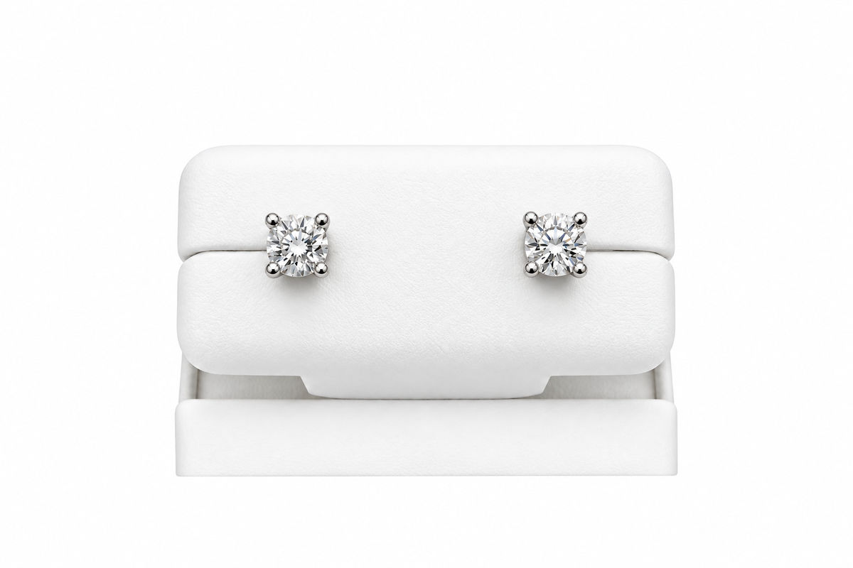 3mm Moissanite Stud Earrings