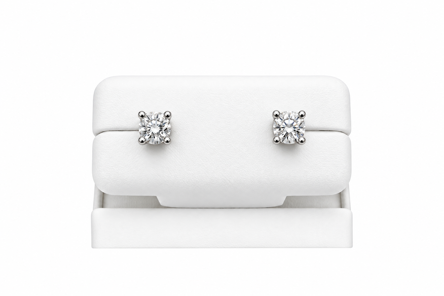 3mm Moissanite Stud Earrings
