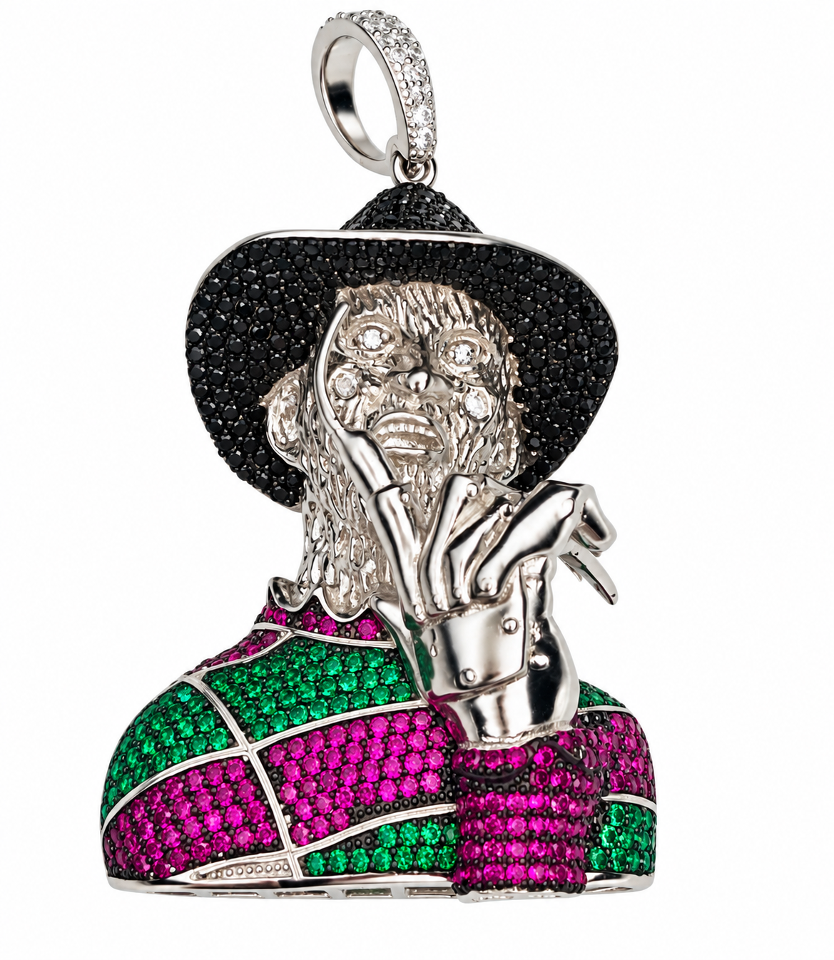 Pendant with Nail Hands and Hat
