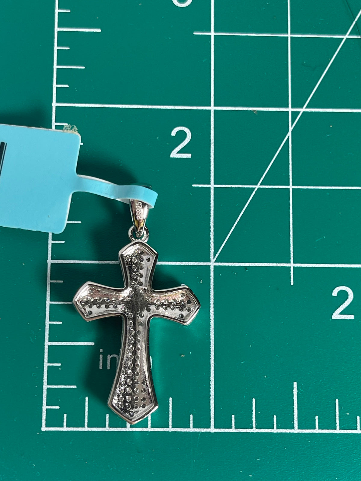 Moissanite Cross Pendant