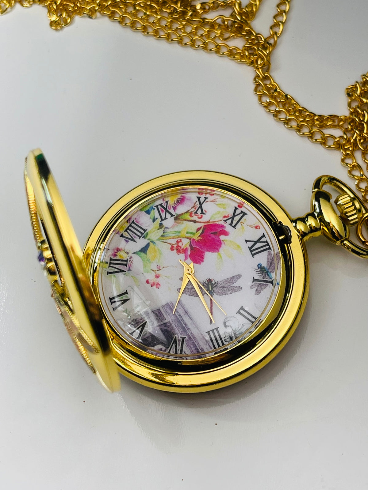 Dragonfly Pocket Watch