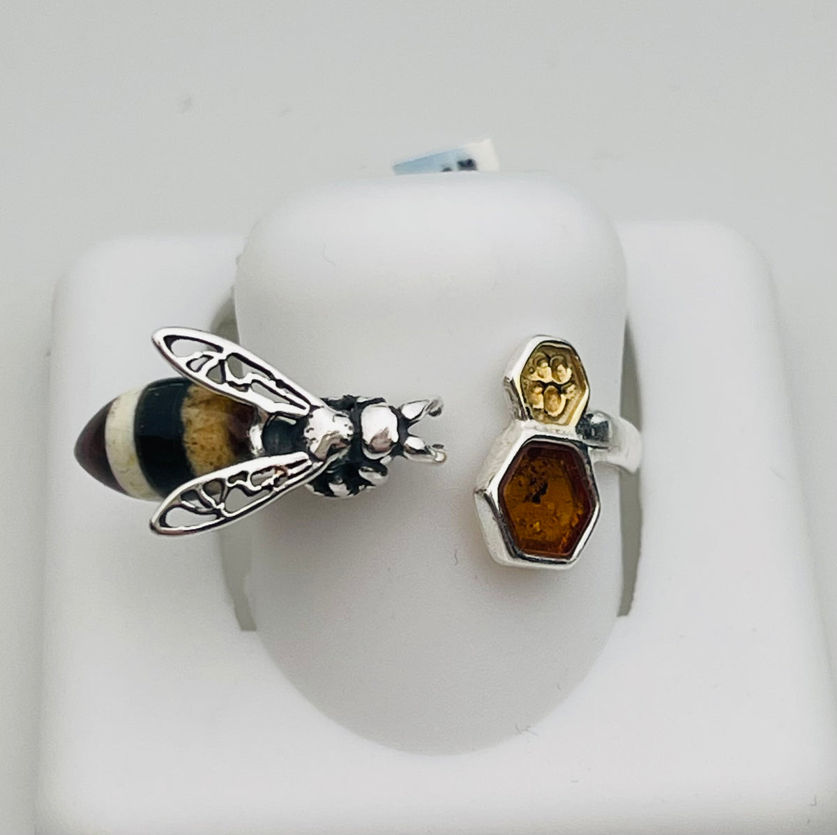 Amber Bee Ring
