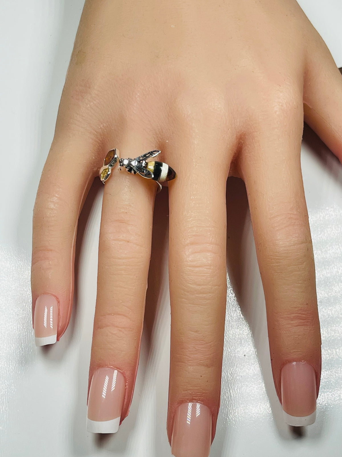 Amber Bee Ring