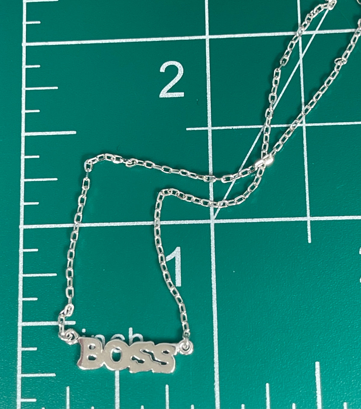Dainty Boss Pendant Necklace