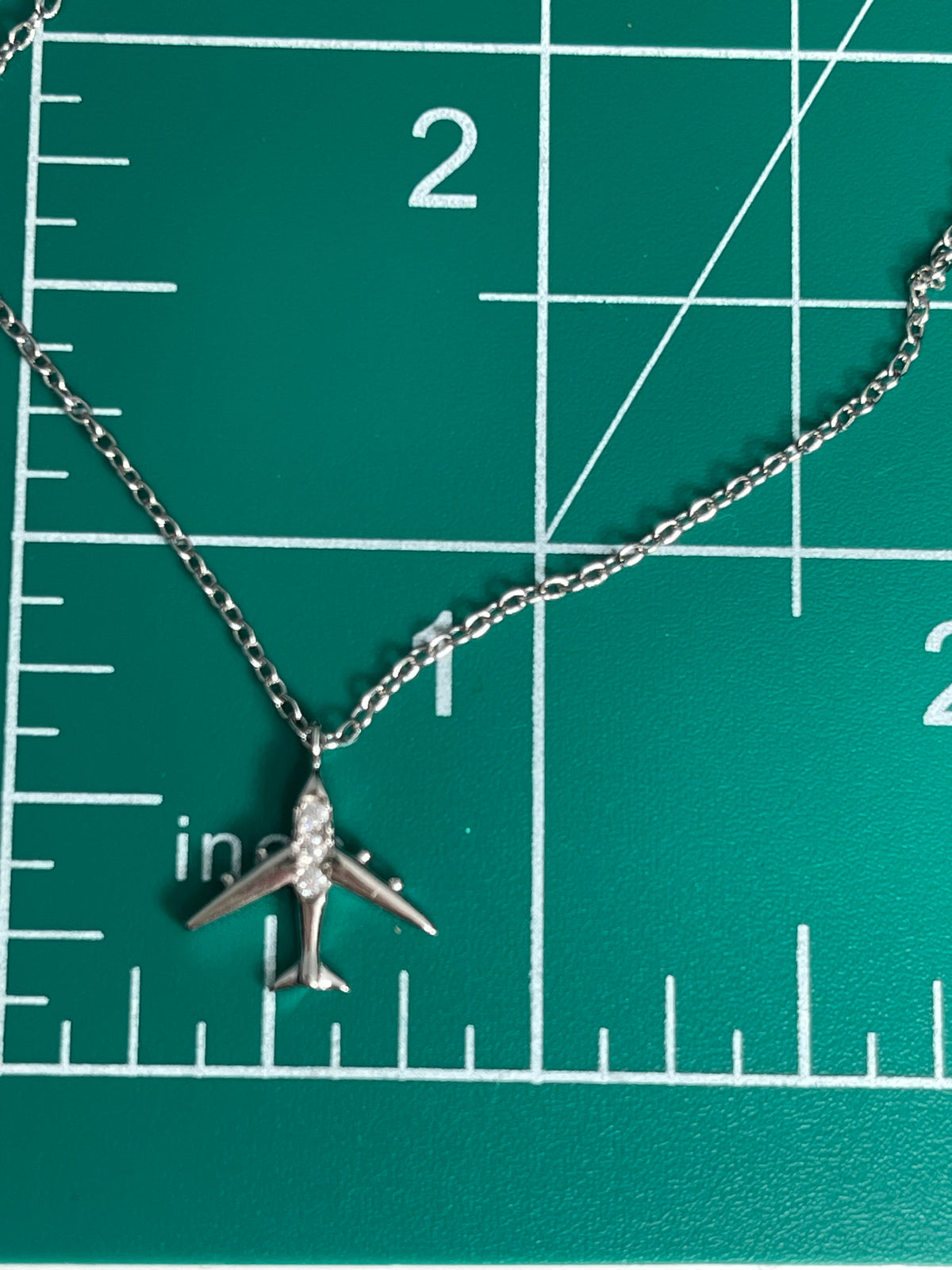 Dainty Airplane Pendant