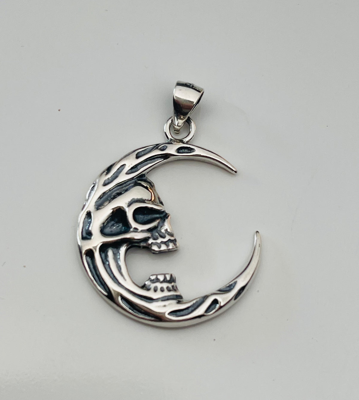 Skull Moon Pendant