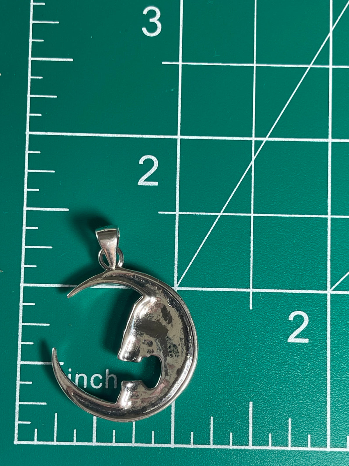 Skull Moon Pendant