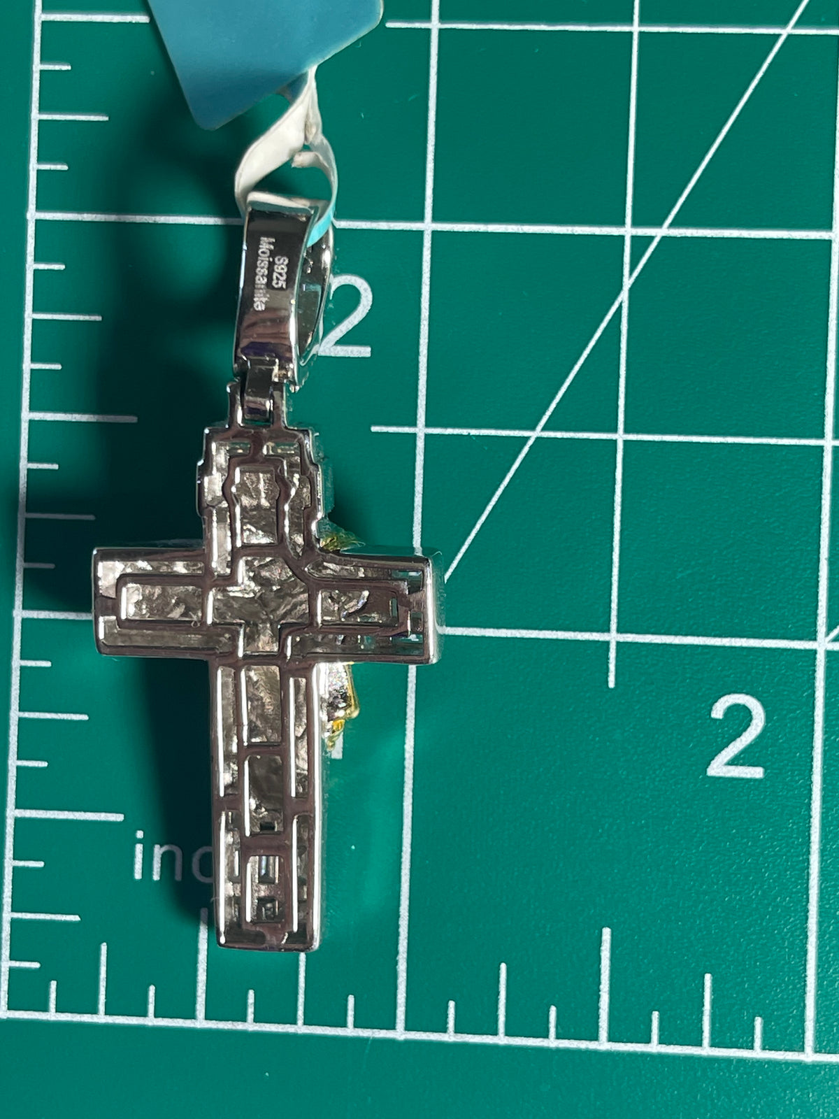 Moissanite Jesus Cross Pendant