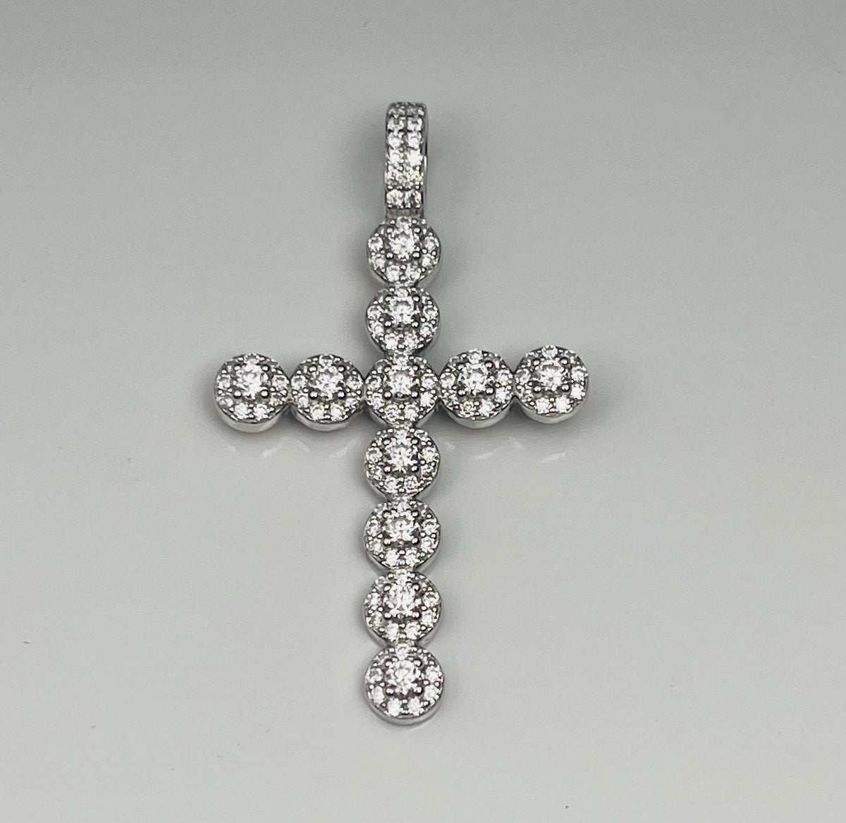 Moissanite Cross Pendant