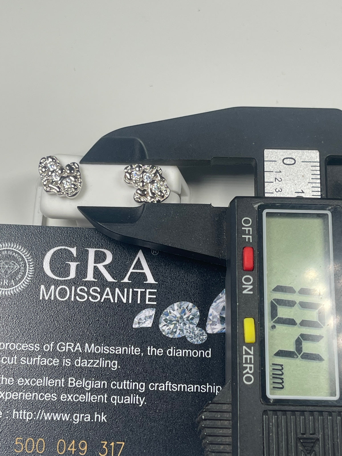 Moissanite Nugget Earrings