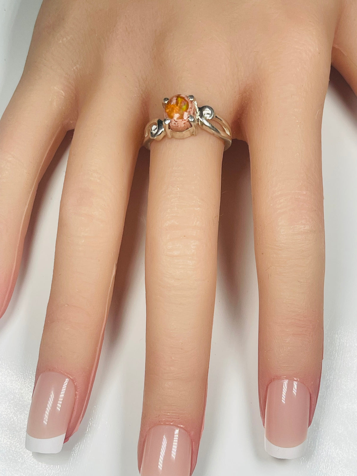 Fire Opal Ring