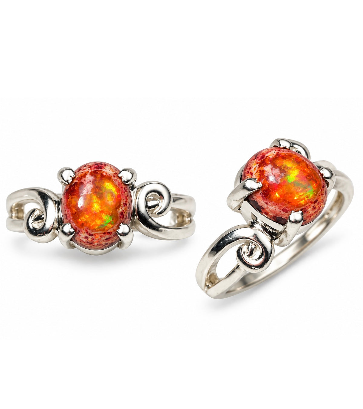 Fire Opal Ring