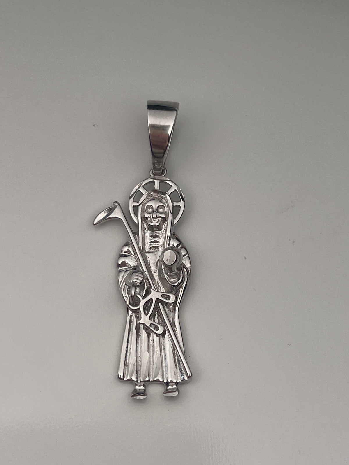 Dainty Santa Muerte Pendant