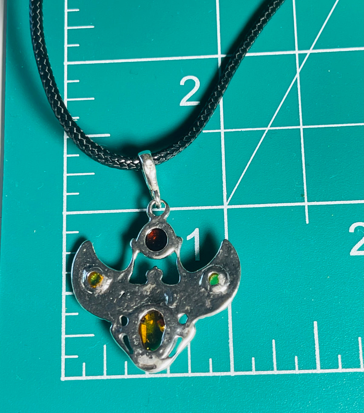 Scarab Amber Pendant