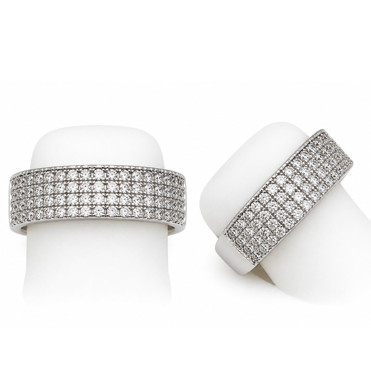 Moissanite Band Ring