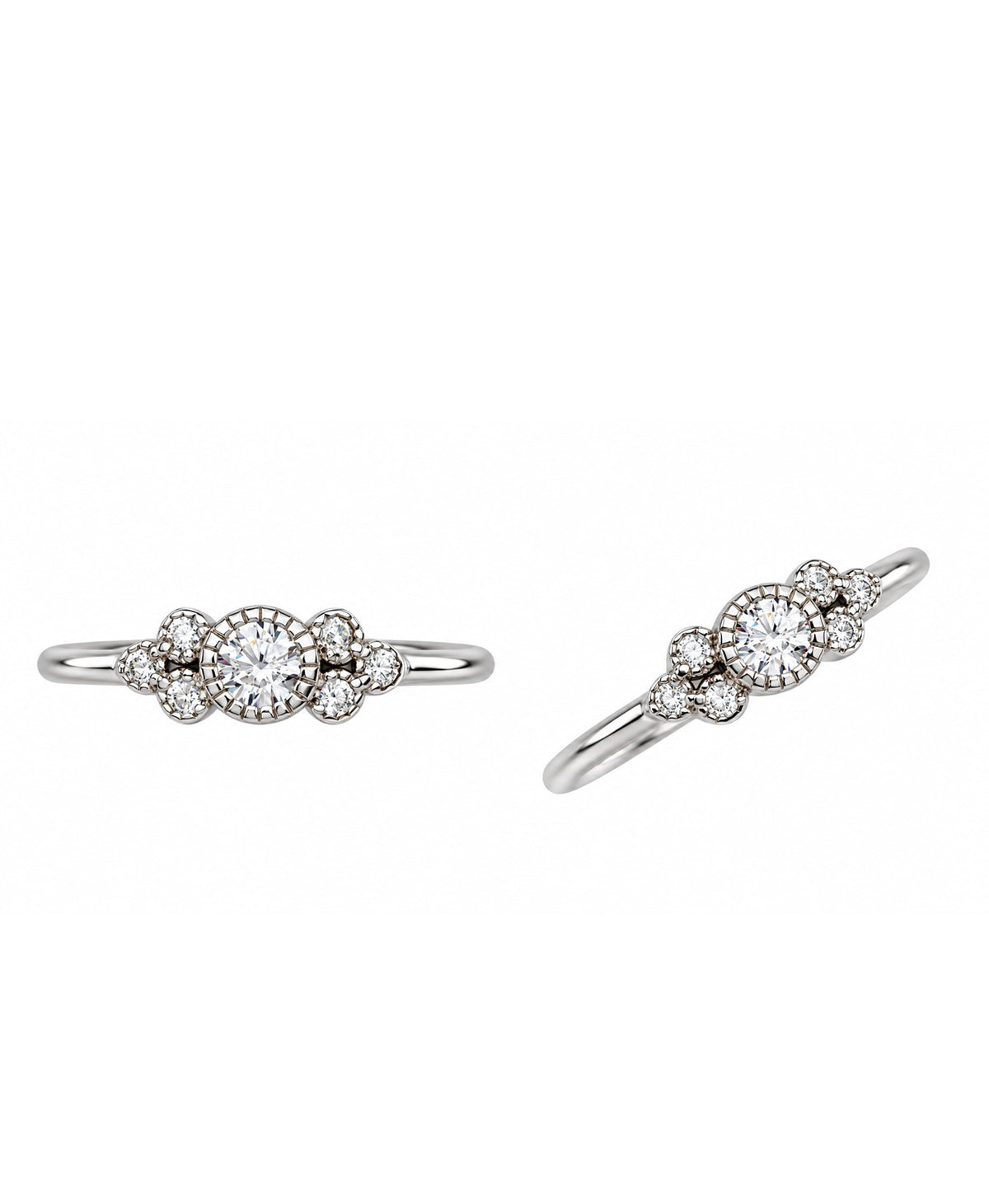 Dainty Victorian Sterling Silver Ring