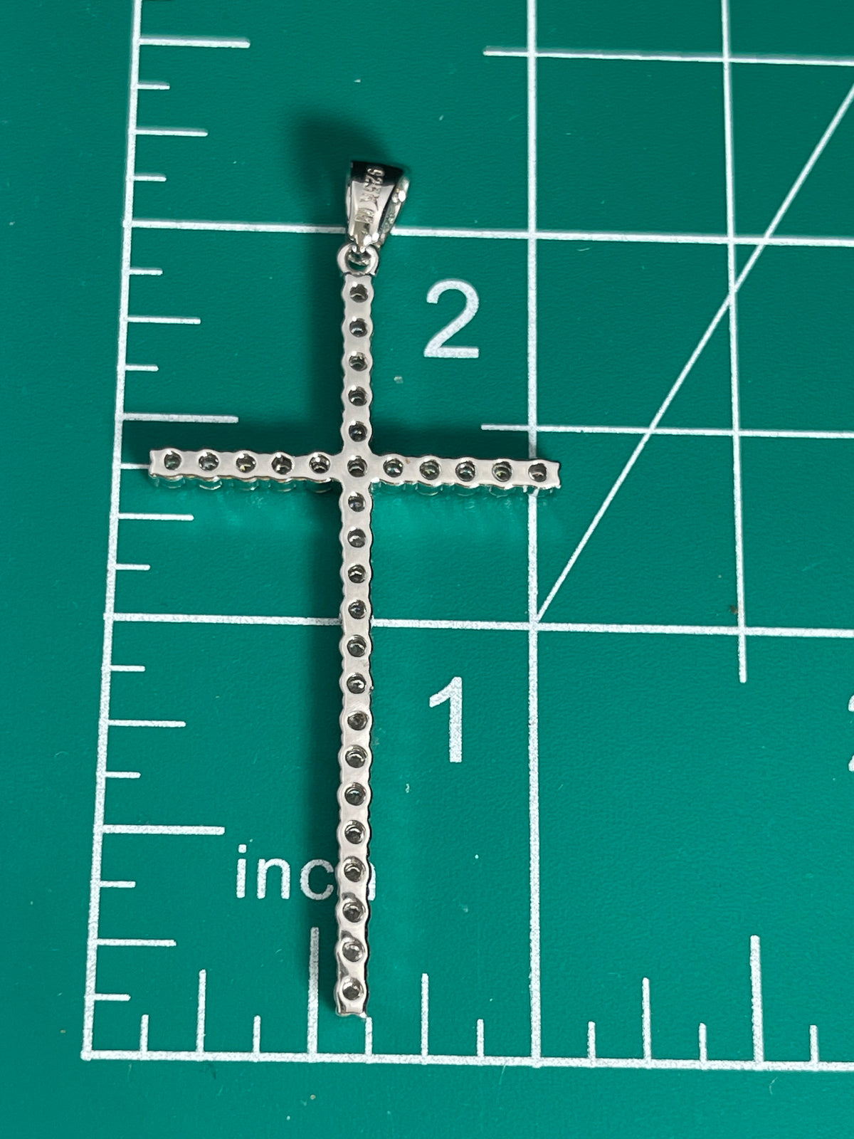 Moissanite Cross Pendant