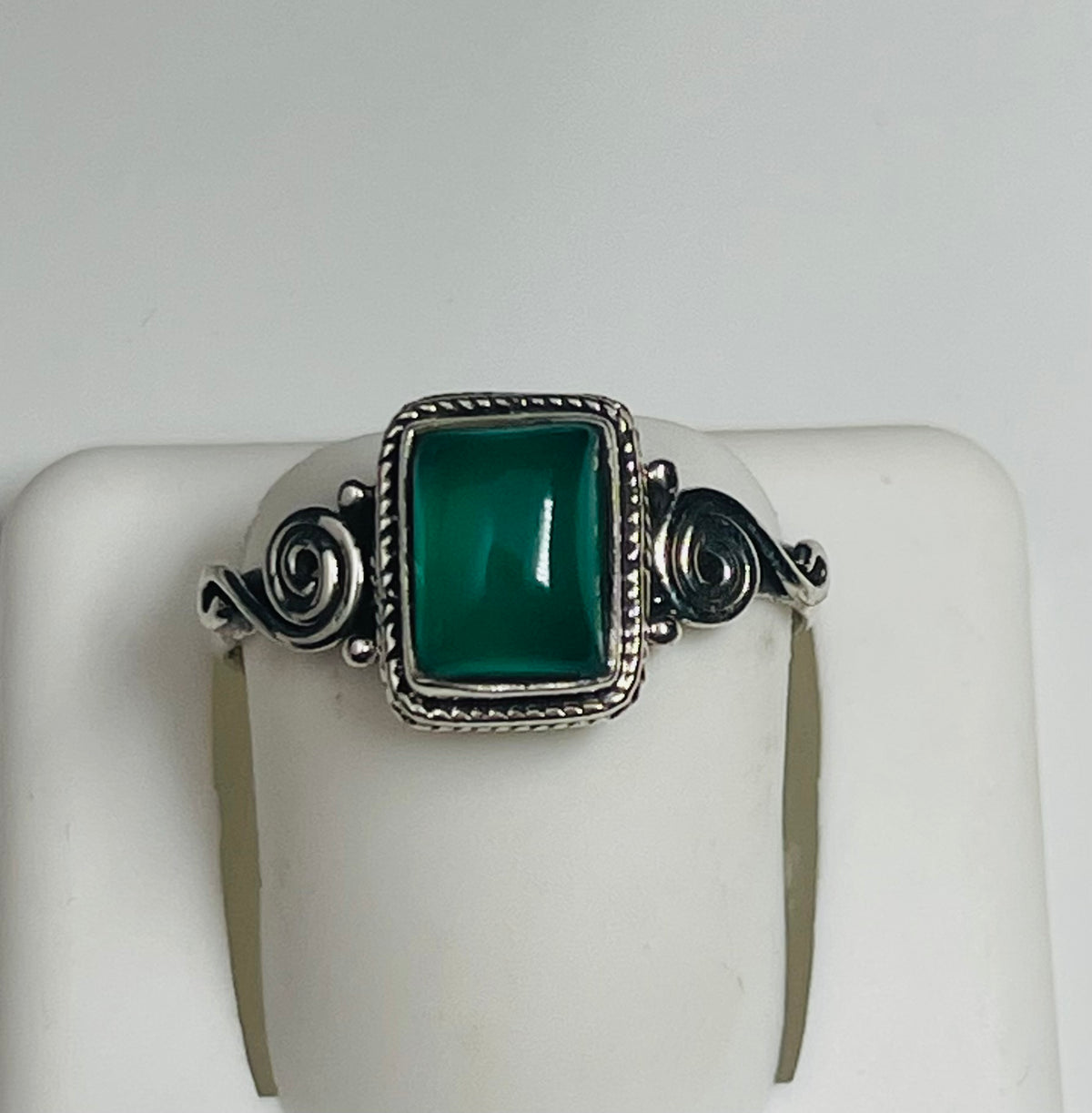 Green Onyx Ring