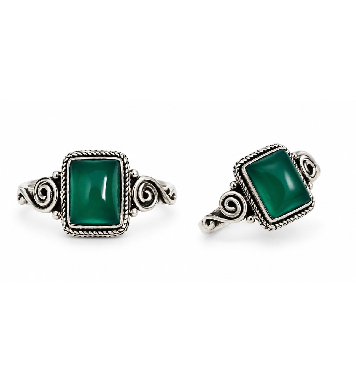 Green Onyx Ring