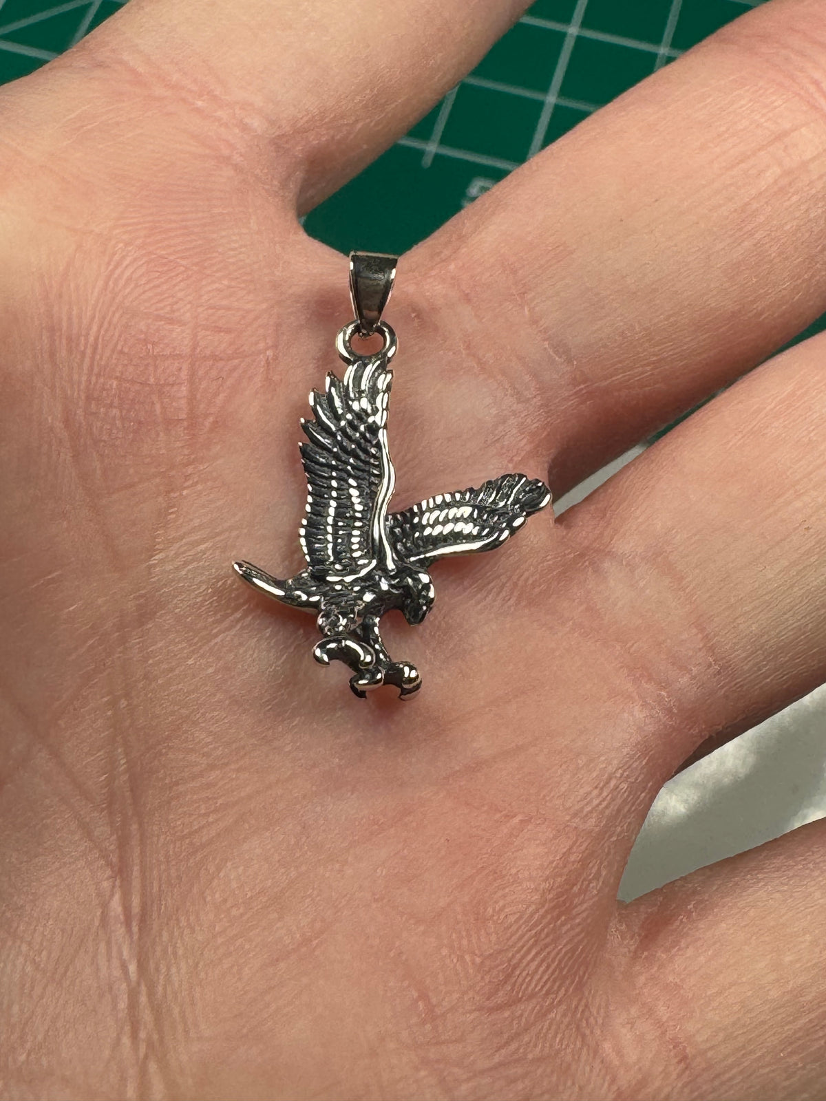Sterling Silver Eagle Pendant