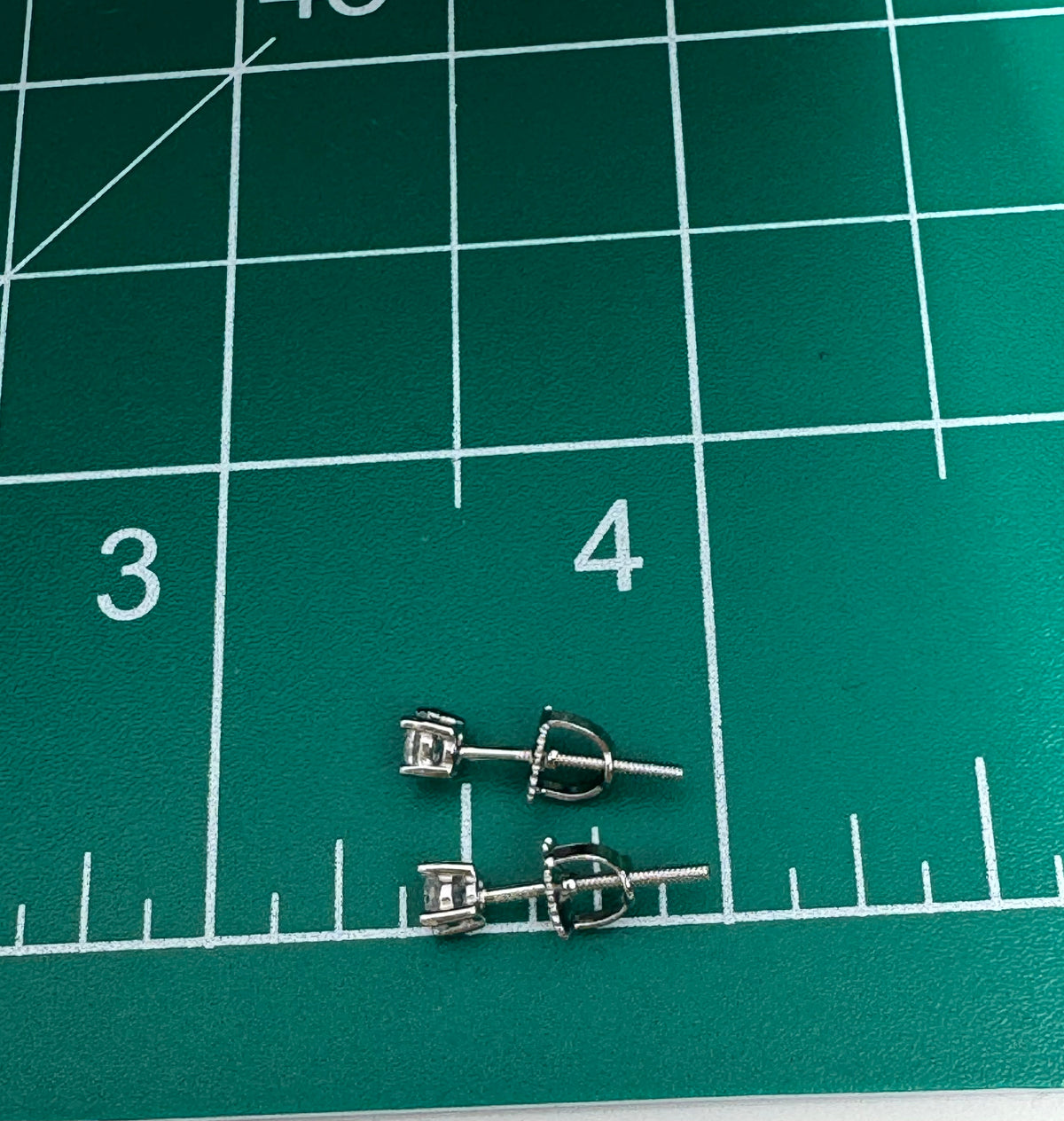 3mm Moissanite Stud Earrings