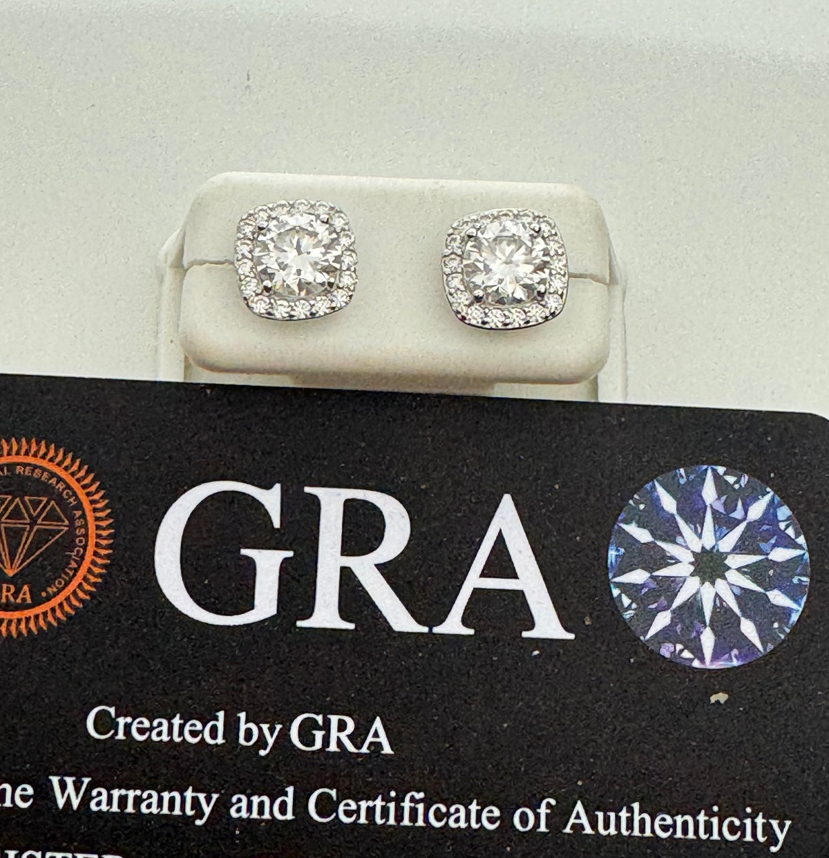 Moissanite Stud Earrings