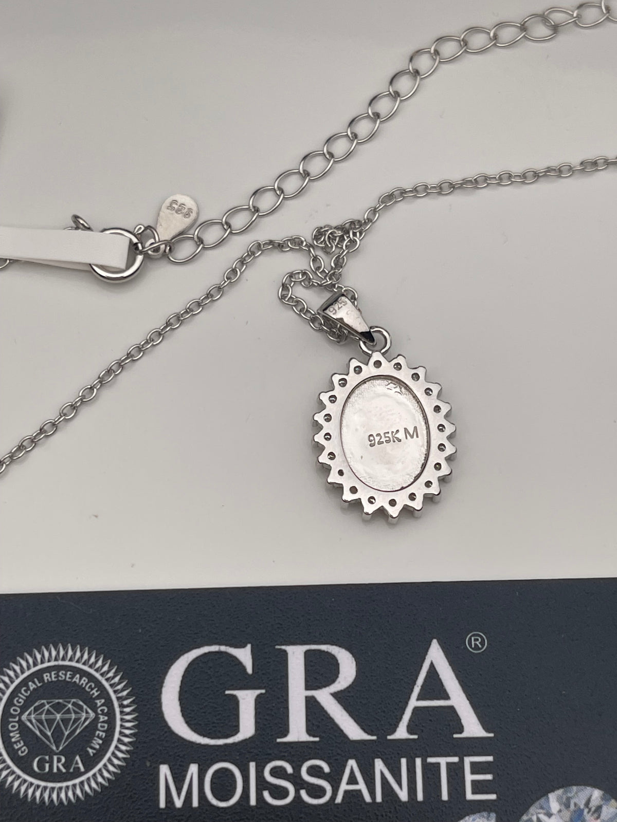 Moissanite Virgin Mary Guadalupe Necklace