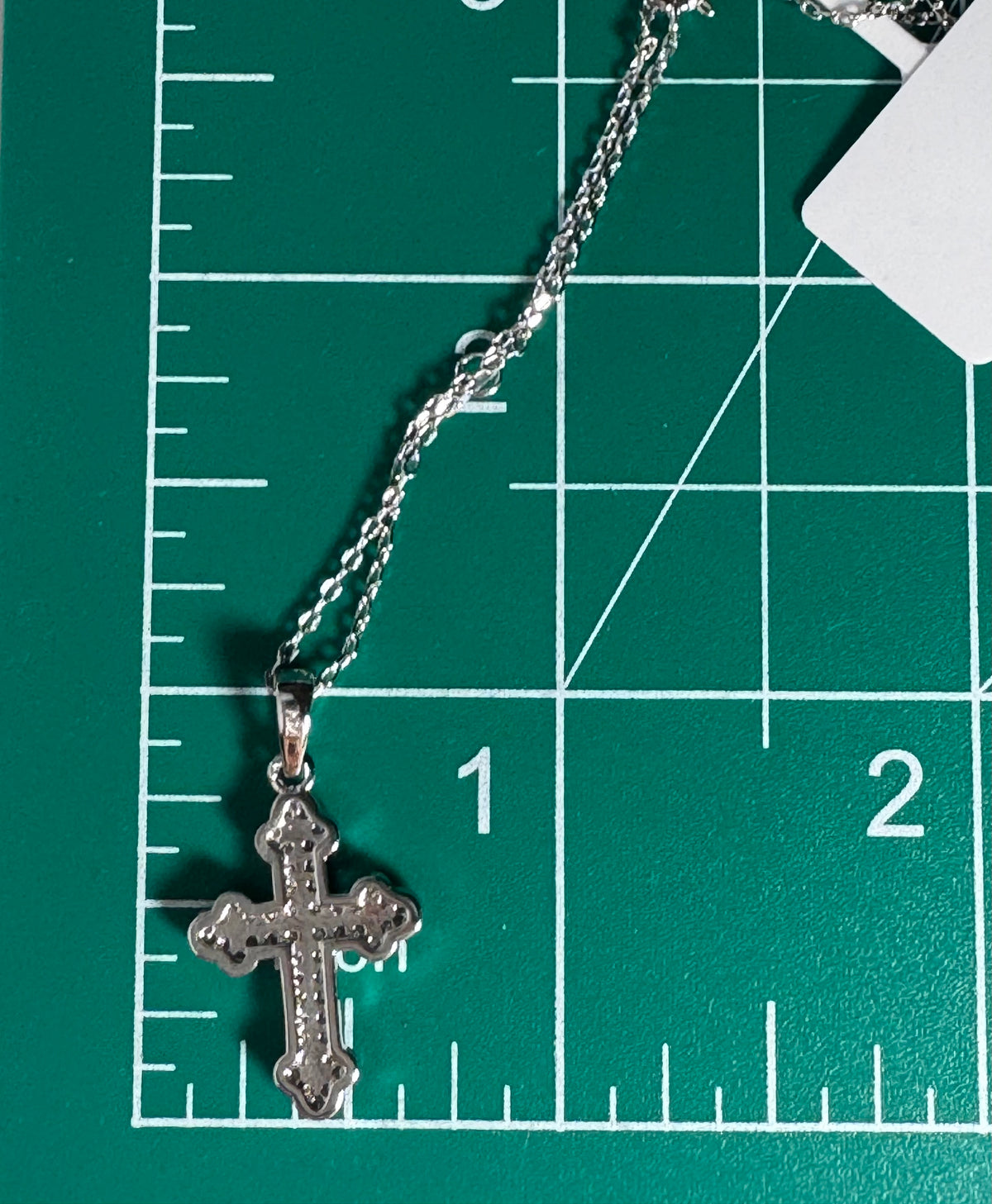 Moissanite Cross Necklace