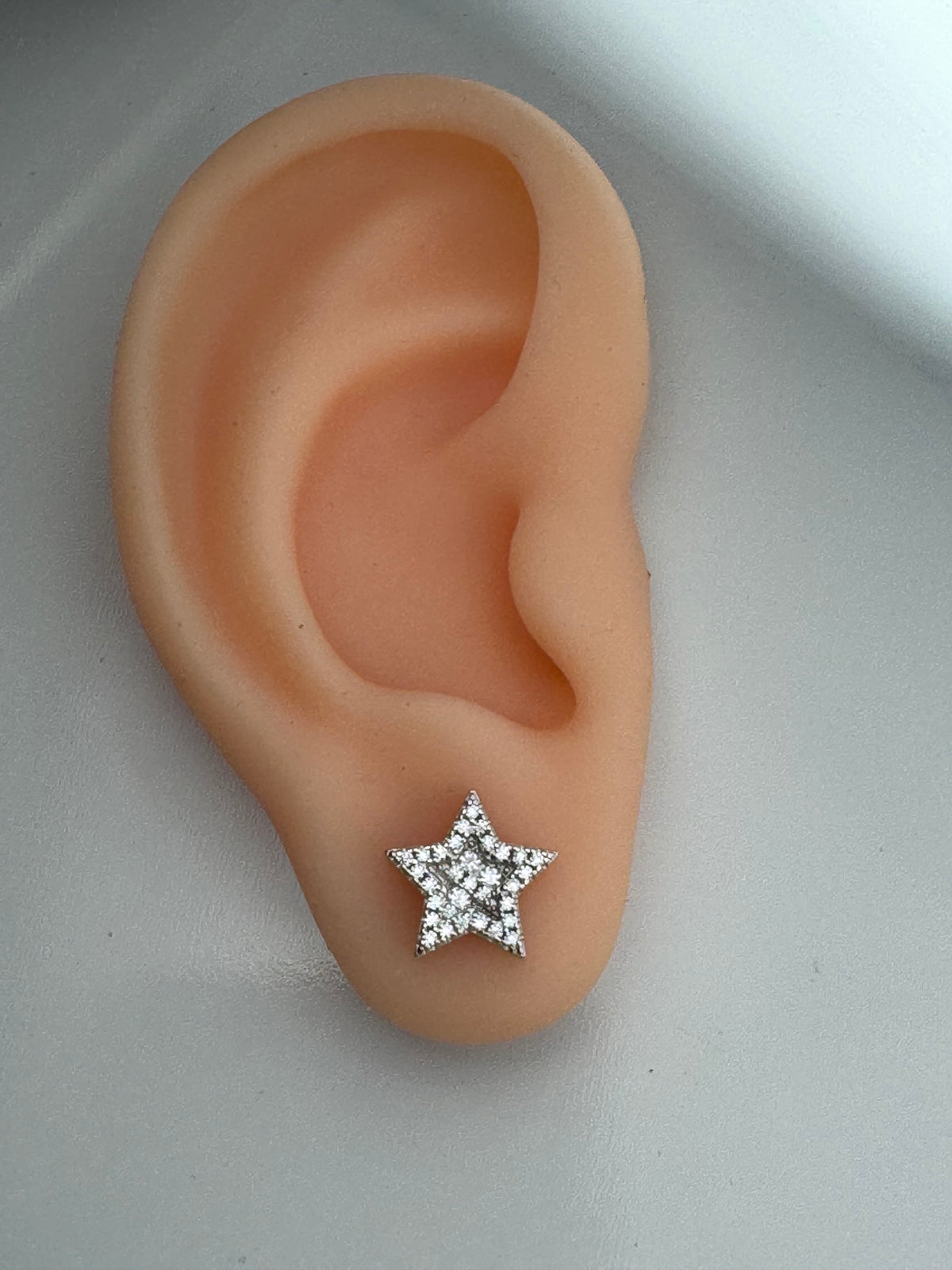 Moissanite Star Earrings