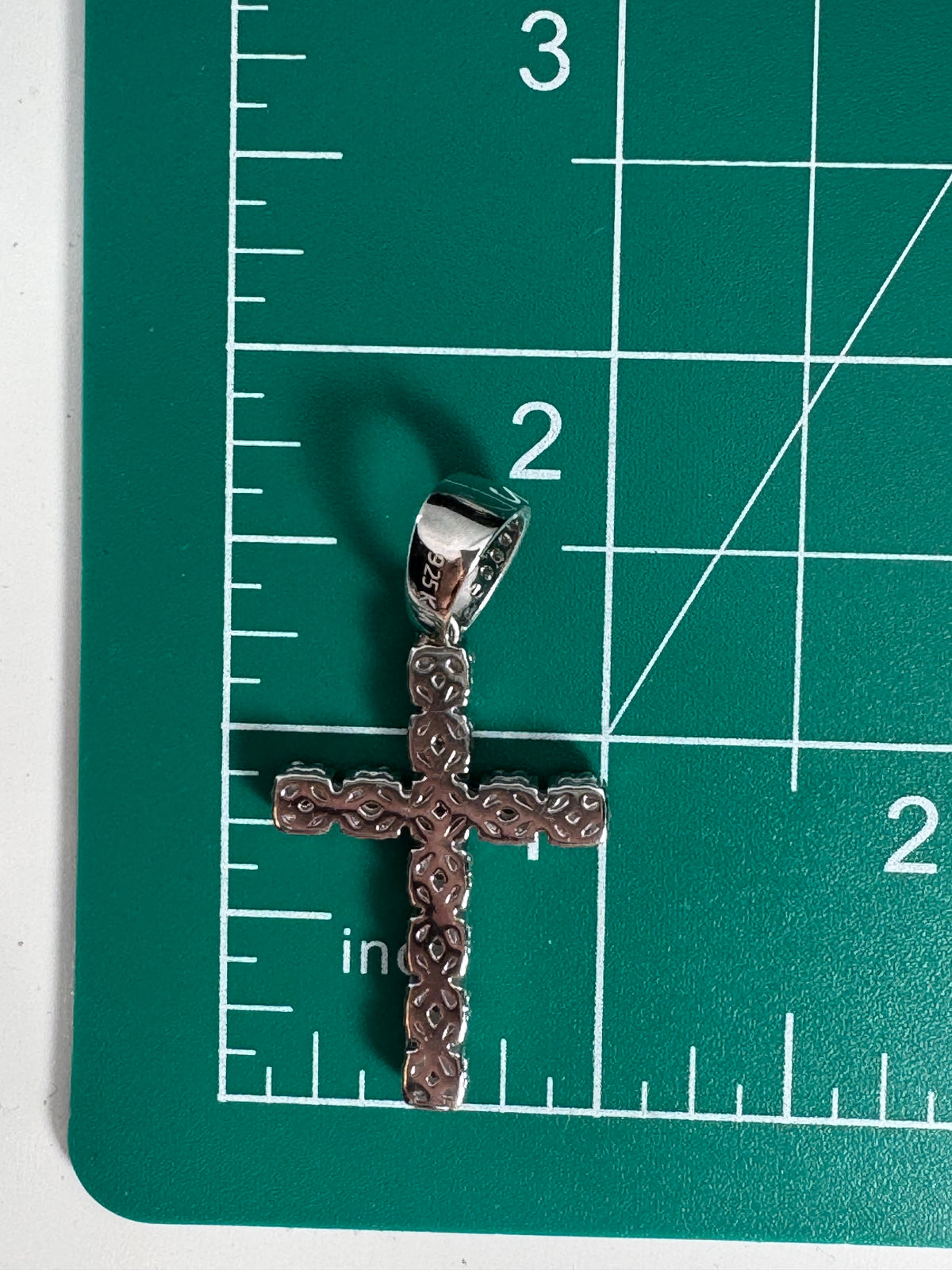 Moissanite Cross Pendant