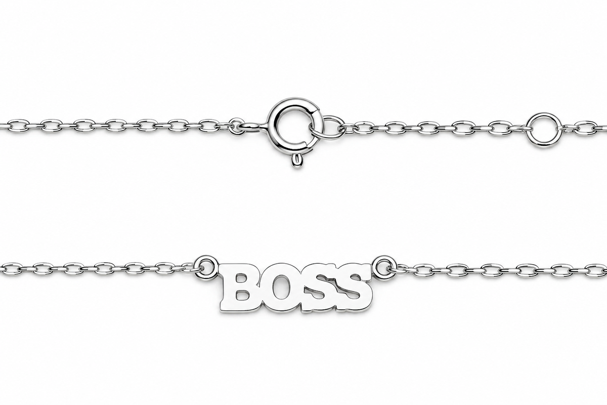 Dainty Boss Pendant Necklace