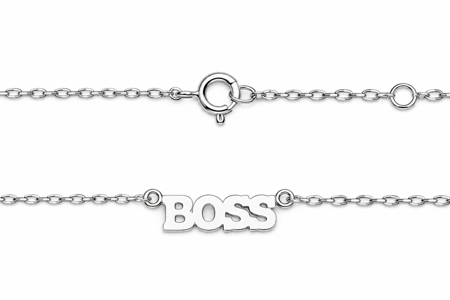 Dainty Boss Pendant Necklace