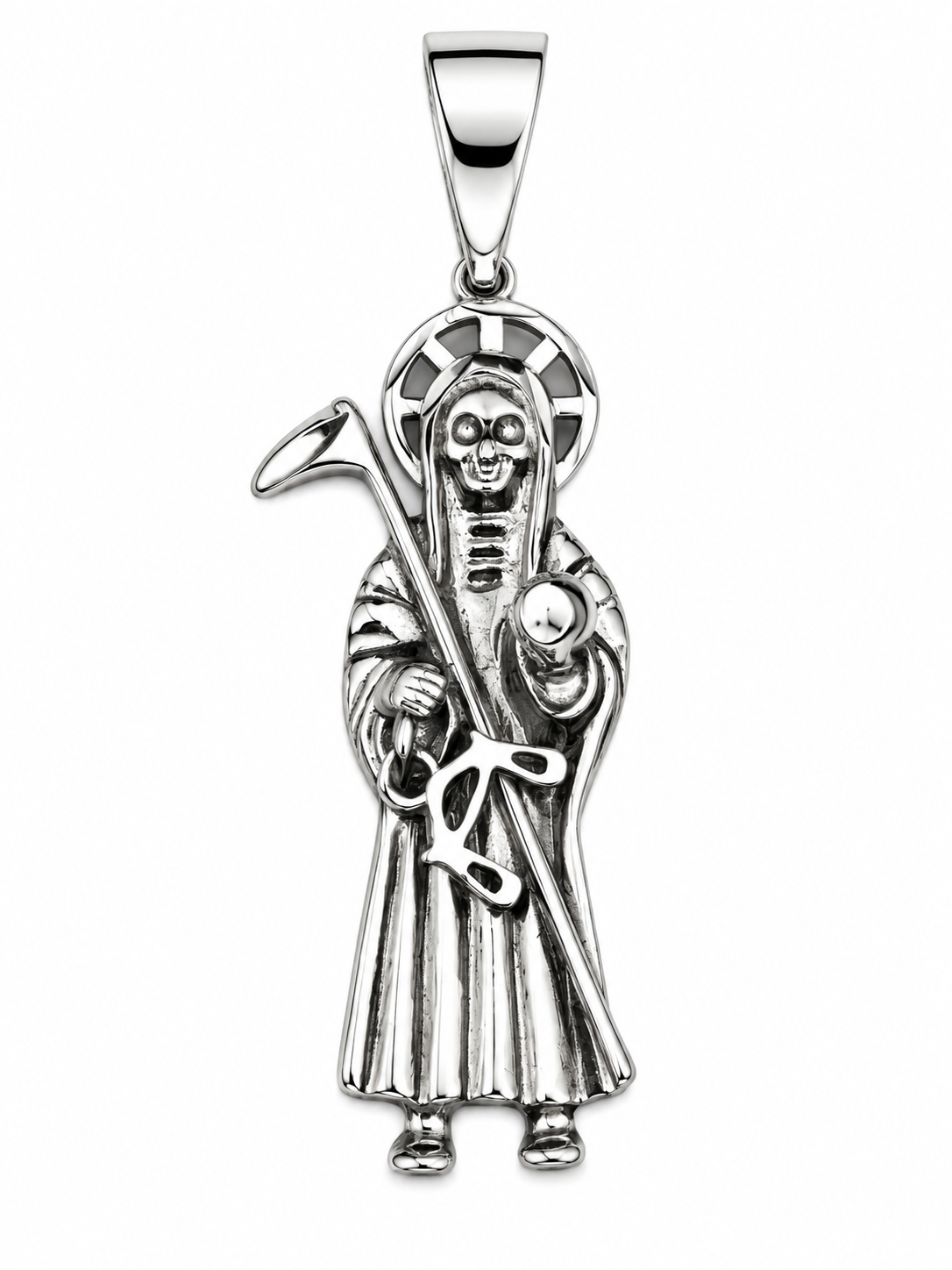 Dainty Santa Muerte Pendant