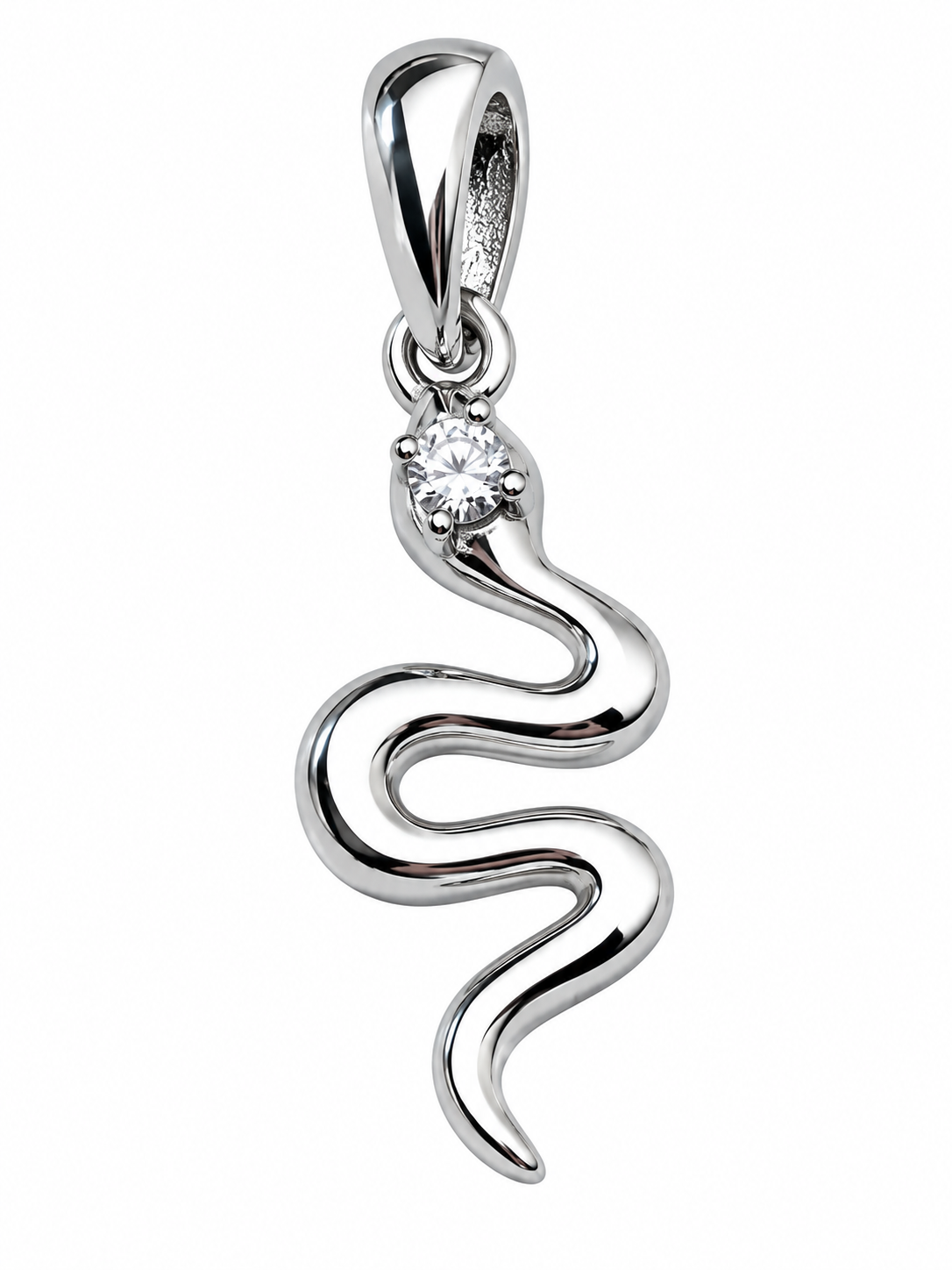 Dainty Snake Pendant