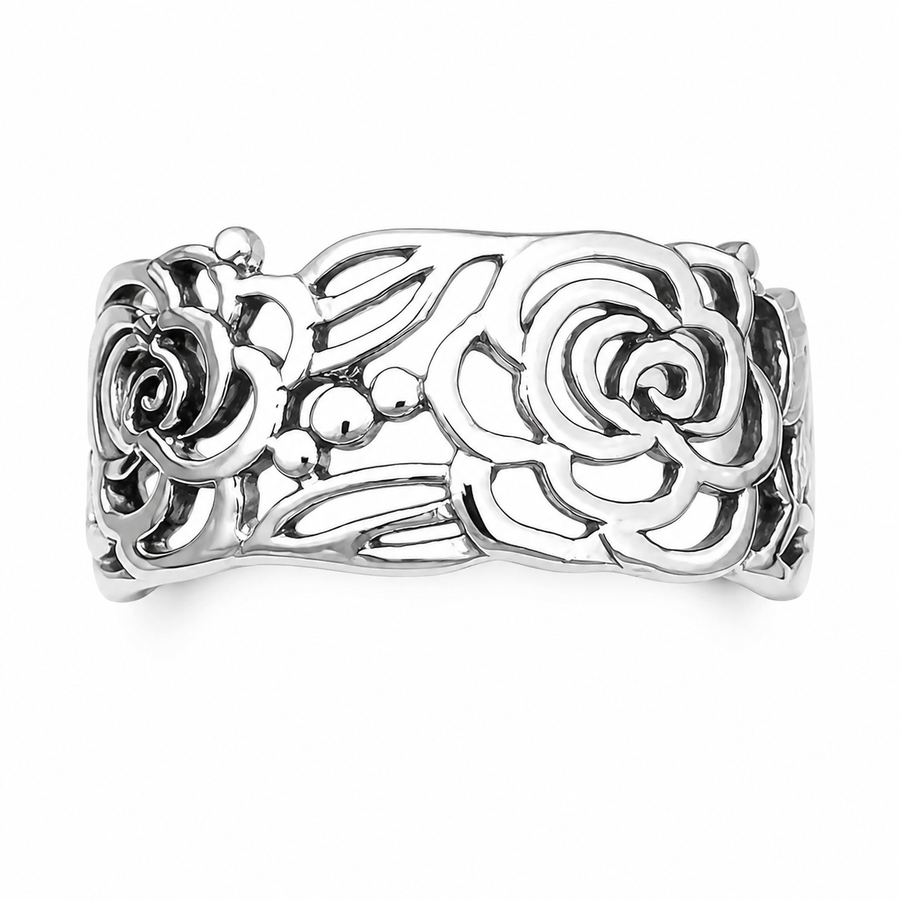 Flower Filigrie Band Ring