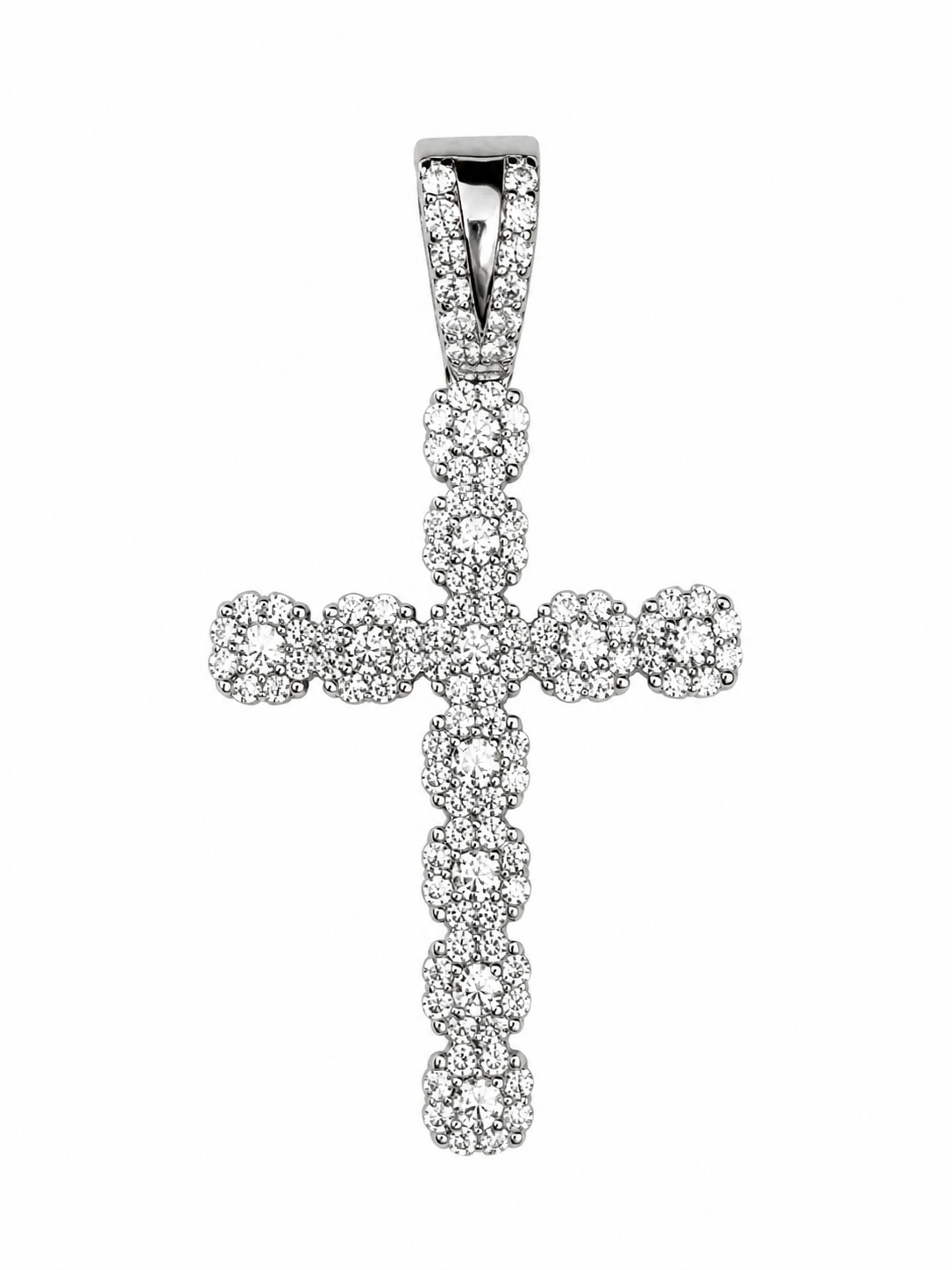 Moissanite Cross Pendant