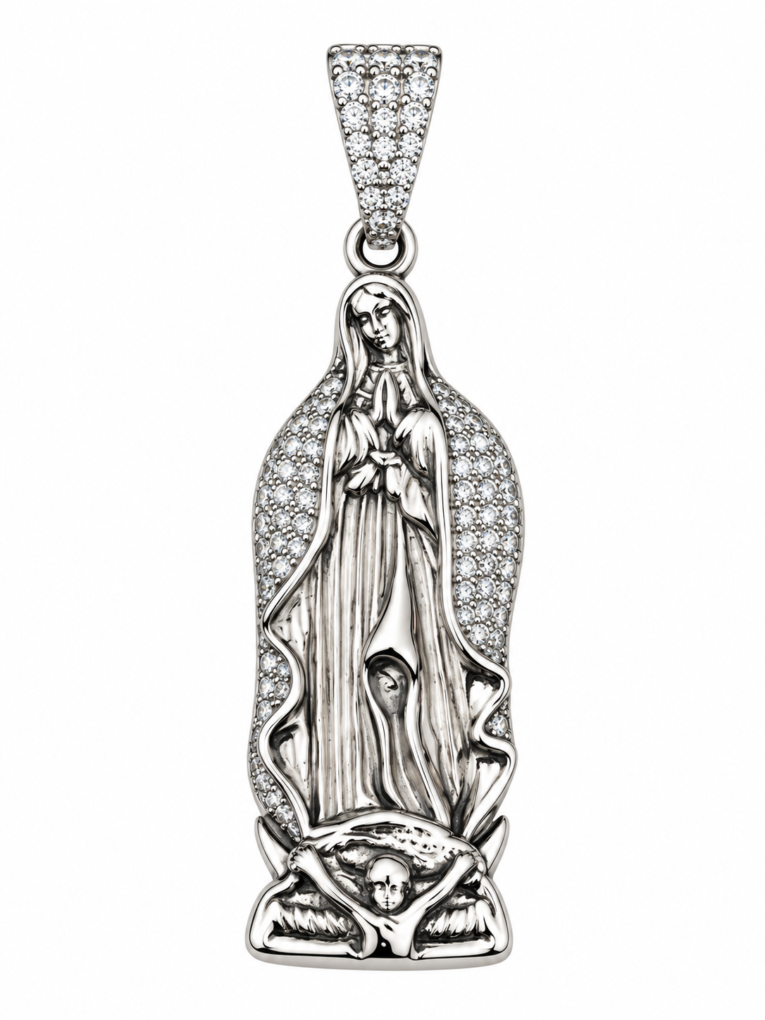 Moissanite Guadalupe Pendant