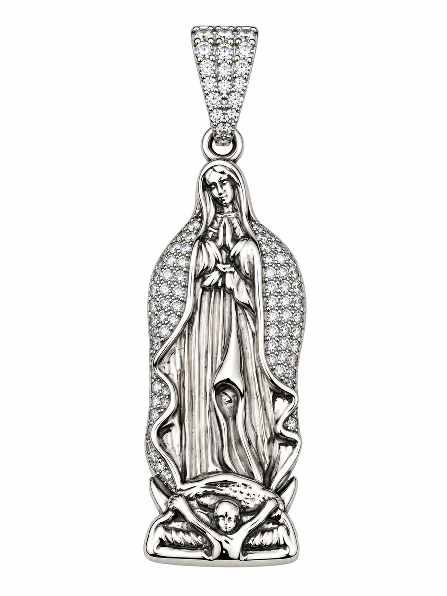 Moissanite Guadalupe Pendant