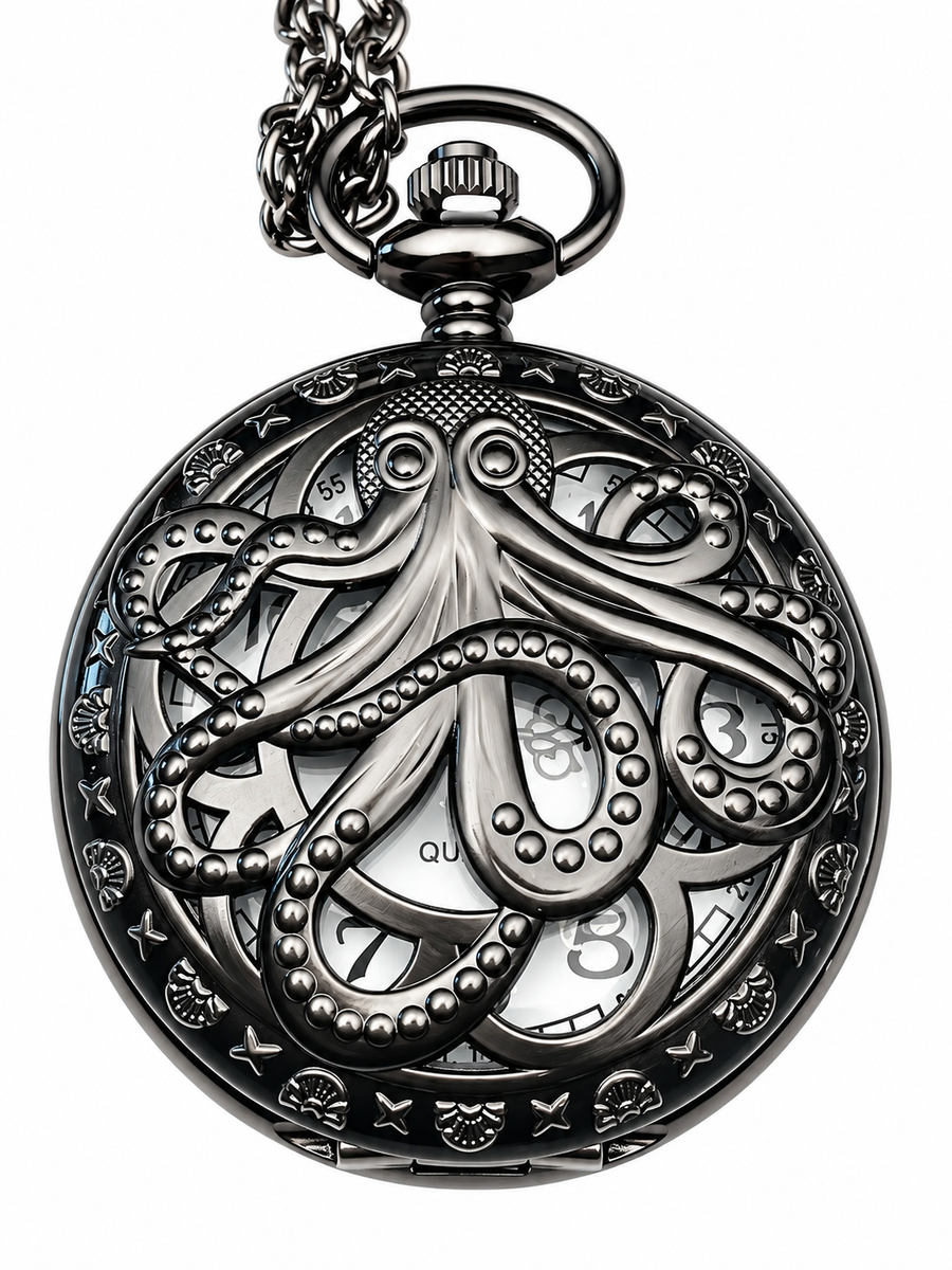 Steampunk Octopus Pocket Watch