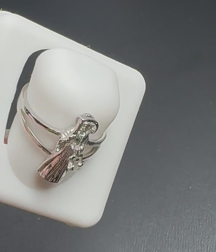Sterling Silver Muerte Ring